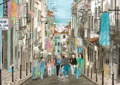 Magnolia – Walk in Lisbon 1000 Piece Puzzle