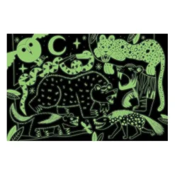 Mudpuppy – Glow in the Dark – Land Predators 100 Piece Puzzle