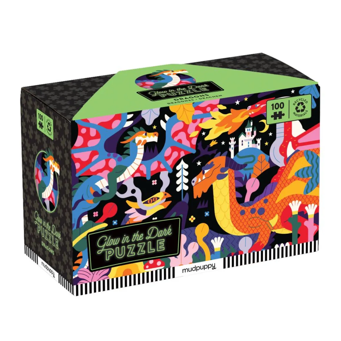 Mudpuppy – Glow in the Dark – Dragons 100 Piece Puzzle