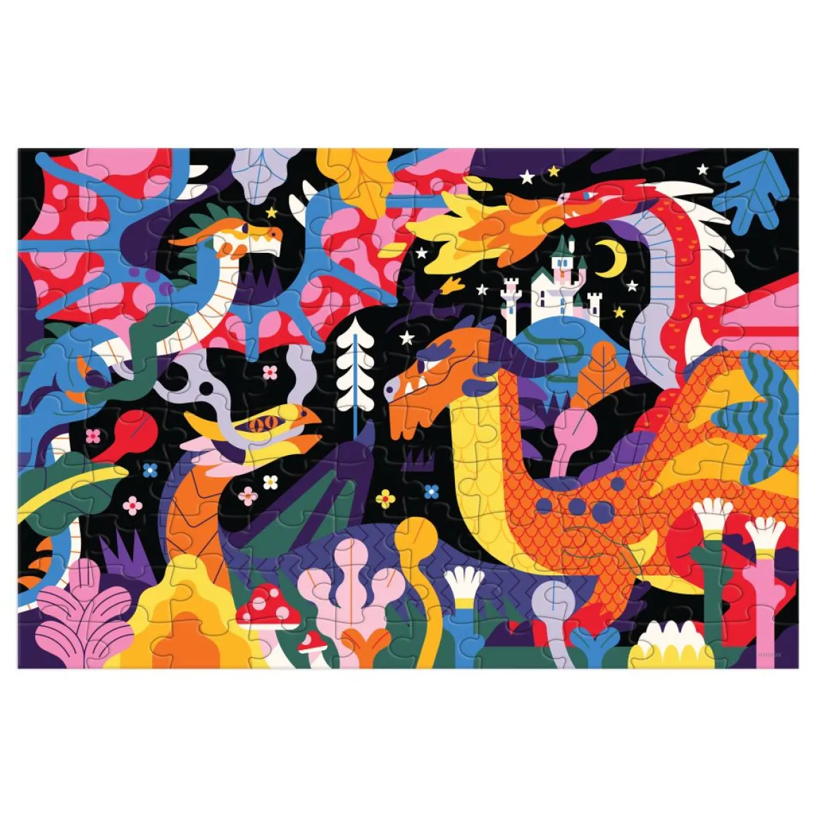 Mudpuppy – Glow in the Dark – Dragons 100 Piece Puzzle