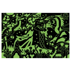Mudpuppy – Glow in the Dark – Dragons 100 Piece Puzzle