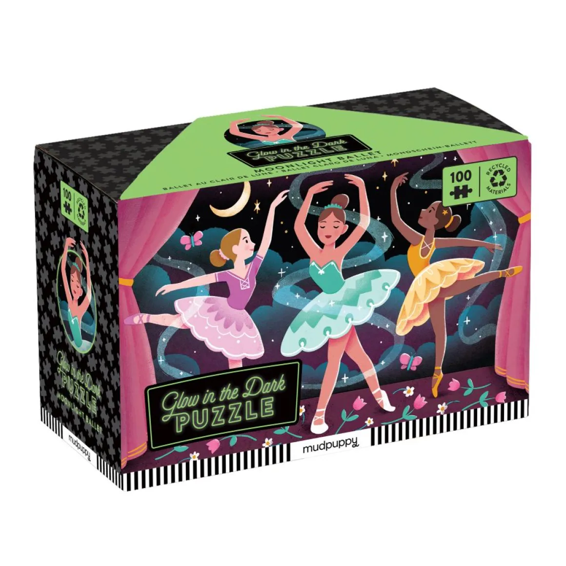 Mudpuppy – Glow in the Dark – Moonlight Ballet 100 Piece Puzzle