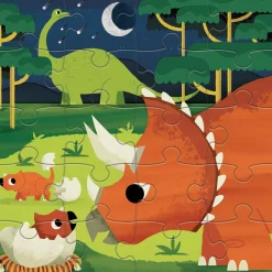 Mudpuppy – Magnetic Puzzles – Mighty Dinosaurs 2 x 20 Piece