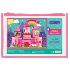 Mudpuppy – Pouch Puzzle – Princess Castle 12 Pieces
