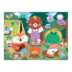 Mudpuppy – Puzzle to Go – Happy Campers 36 Piece Puzzle