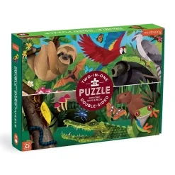 Mudpuppy – Rainforest Above & Below Double Sided 100 Piece Puzzle