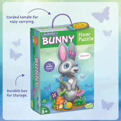Peaceable Kingdom – Bunny 41 Piece Floor Puzzle