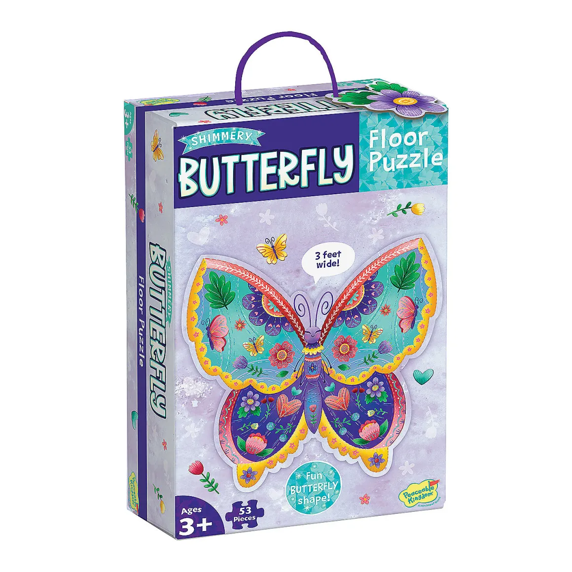 Peaceable Kingdom – Butterfly 53 Piece Floor Puzzle