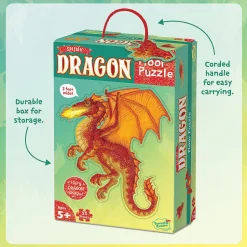 Peaceable Kingdom – Dragon 55 Piece Floor Puzzle