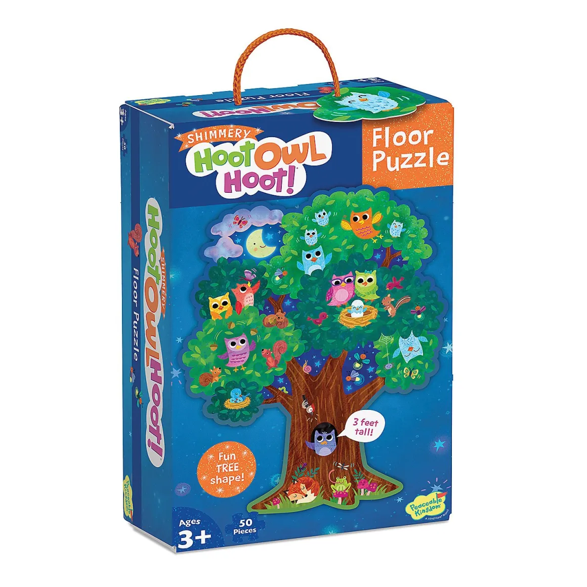 Peaceable Kingdom – Hoot Owl Hoot 50 Piece Floor Puzzle