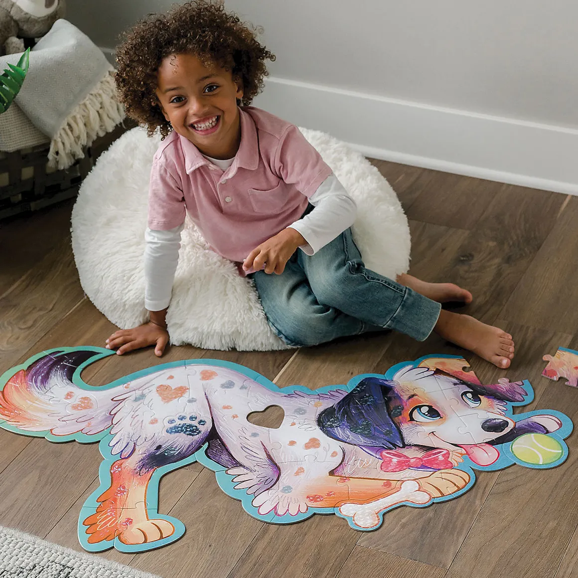 Peaceable Kingdom – Puppy 43 Piece Floor Puzzle