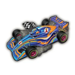 Peaceable Kingdom – Race Car 48 Piece Floor Puzzle