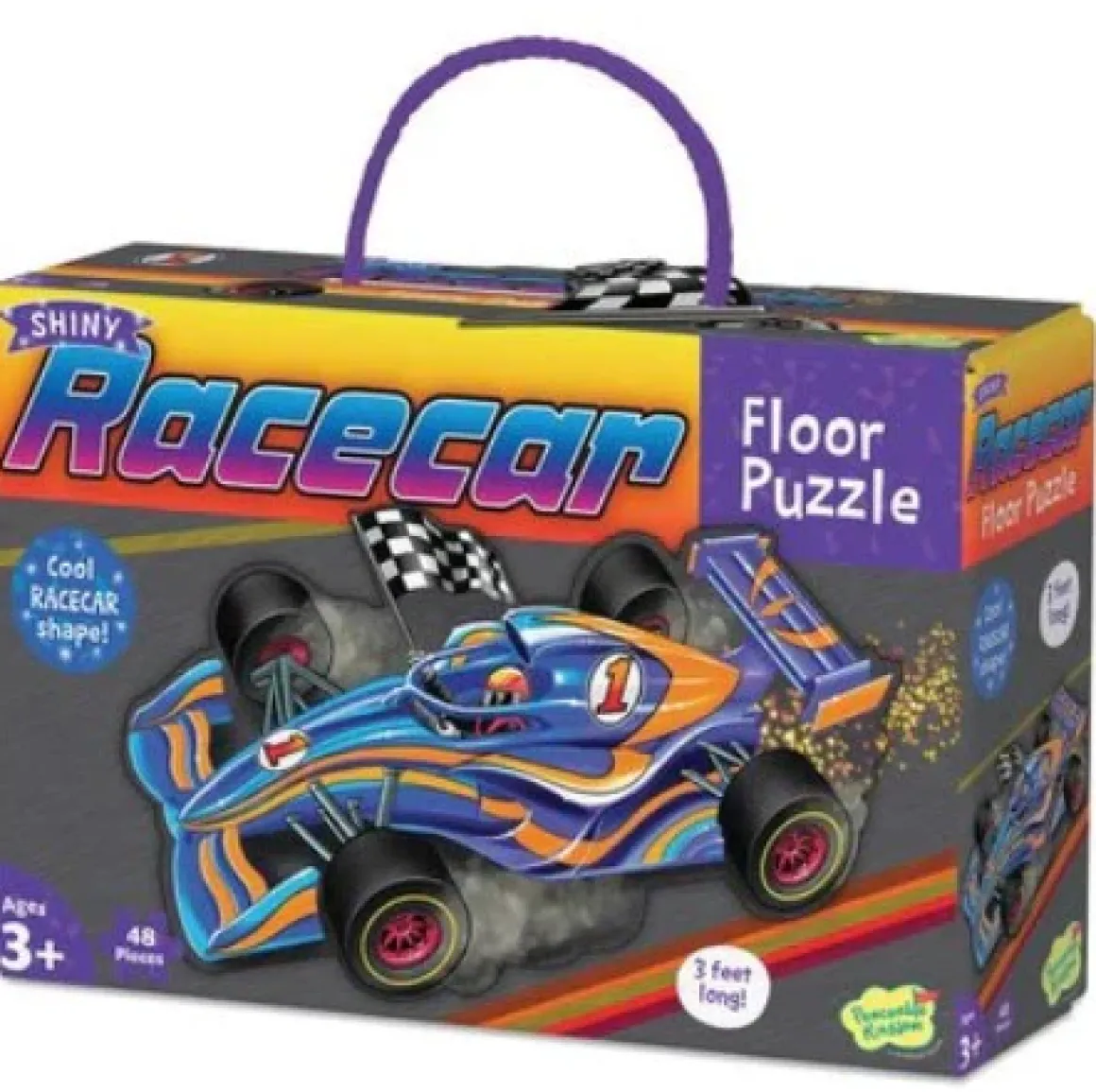 Peaceable Kingdom – Race Car 48 Piece Floor Puzzle