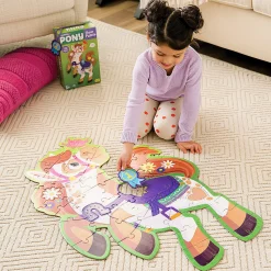 Peaceable Kingdom – Shimmery Pony 41 Piece Floor Puzzle