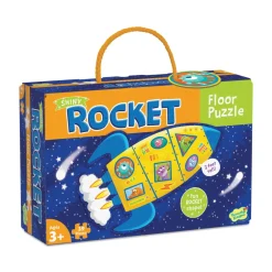 Peaceable Kingdom – Shiny Rocket 39 Piece Floor Puzzle