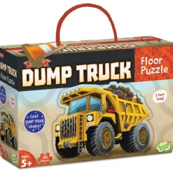 Peaceable Kingdom – Shiny Dump Truck 49 Piece Floor Puzzle