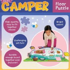 Peaceable Kingdom – Shiny Camper 45 Piece Floor Puzzle