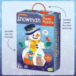 Peaceable Kingdom – Snowman 40 Piece Floor Puzzle