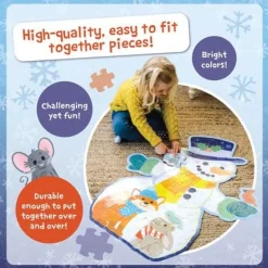Peaceable Kingdom – Snowman 40 Piece Floor Puzzle