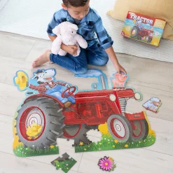 Peaceable Kingdom – Tractor 47 Piece Floor Puzzle