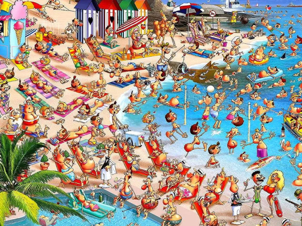Piatnik – Ruyer, Beach Day 1000 Piece Puzzle