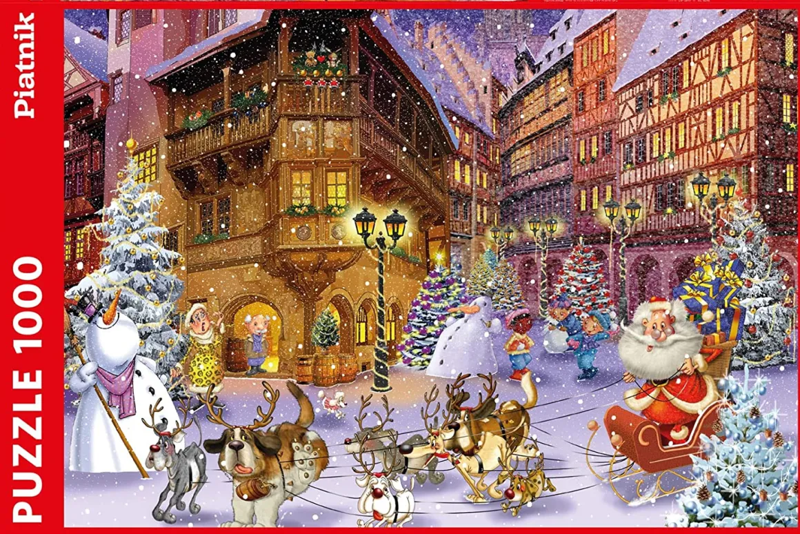 Piatnik – Ruyer, Christmas Village 1000 Piece Puzzle
