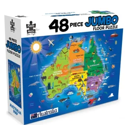 Puzzle Master – Australian Map 48 Piece Jumbo Floor Puzzle