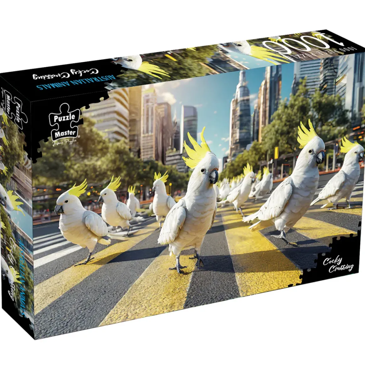 Puzzle Master – Cocky Crossing 1000 Piece Puzzle