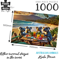 Puzzle Master – Koala Picnic 1000 Piece Puzzle