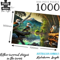 Puzzle Master – Kookaburra Laughs 1000 Piece Puzzle