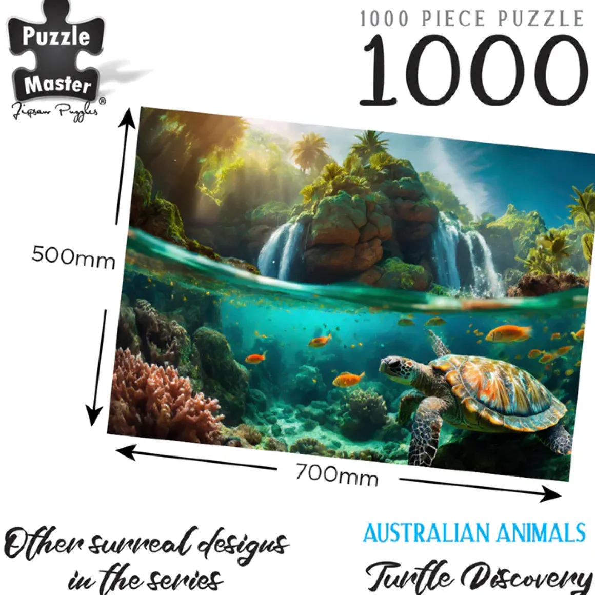 Puzzle Master – Turtle Discovery 1000 Piece Puzzle