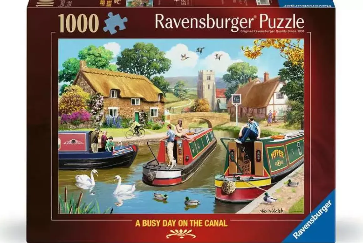 Ravensburger – A Busy Day on the Canal 1000 Piece Puzzle