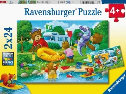 Ravensburger – Bear Family Camping Trip 2 X 24 Piece Puzzle