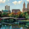Ravensburger – Central Park Bow Bridge 1000 Piece Puzzle