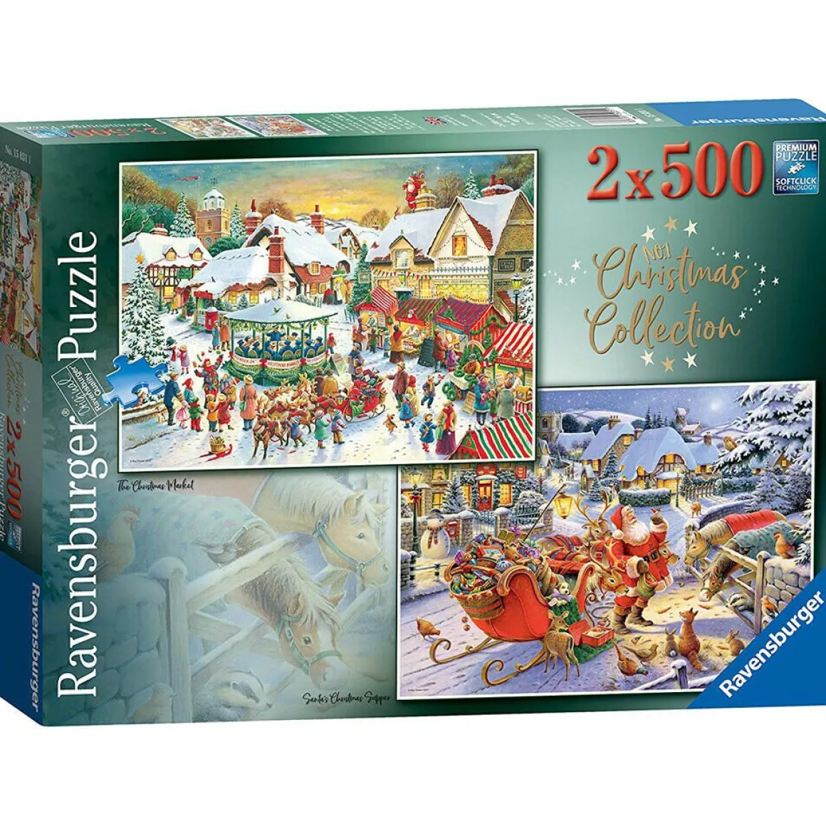 Ravensburger – Christmas Collection No 1 – 2 X 500 Piece Puzzles