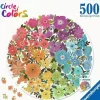 Ravensburger – Circle of Colors Flowers 500 Piece Round Puzzle