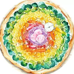 Ravensburger – Circle of Colors Pizza 500 Piece Round Puzzle