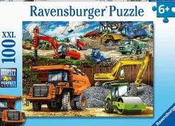 Ravensburger – Construction Vehicles 100 XXL Piece Jigsaw Puzzle