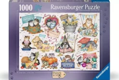 Ravensburger – Crazy Cats, A Cat’s Year 1000 Piece Puzzle