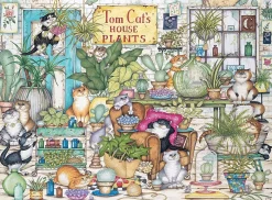Ravensburger – Crazy Cats – Tom Cat’s House Plants 500 Piece Puzzle