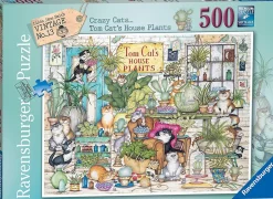 Ravensburger – Crazy Cats – Tom Cat’s House Plants 500 Piece Puzzle