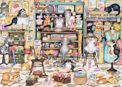 Ravensburger – Crazy Cats – Mrs Hardwick’s Haberdashery 1000 Piece Puzzle