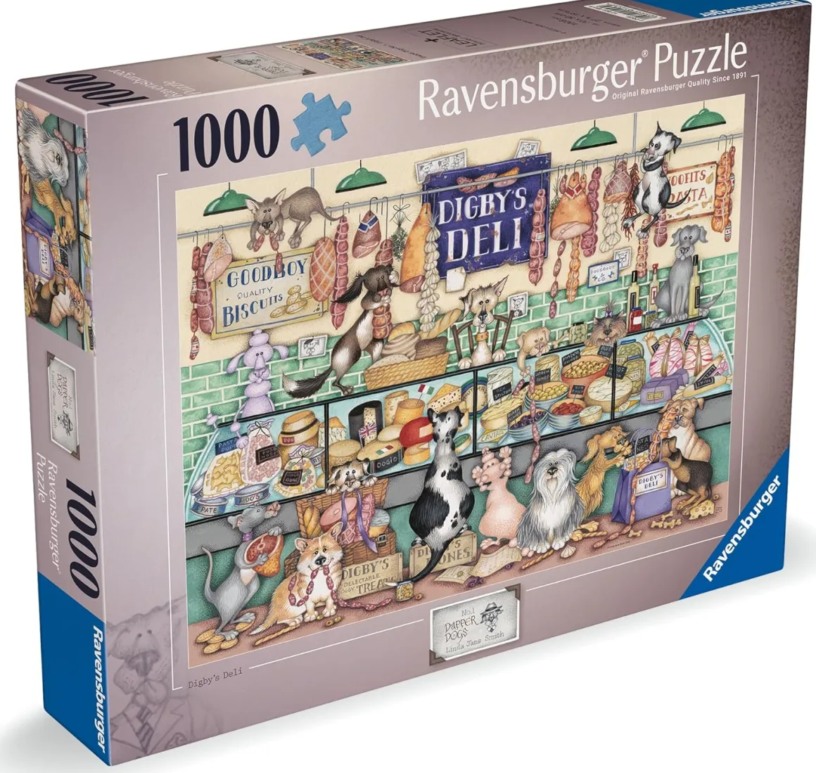 Ravensburger – Dapper Dogs, Digby’s Deli 1000 Piece Puzzle