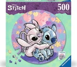 Ravensburger – Disney Lilo & Stitch 500 Piece Round Puzzle