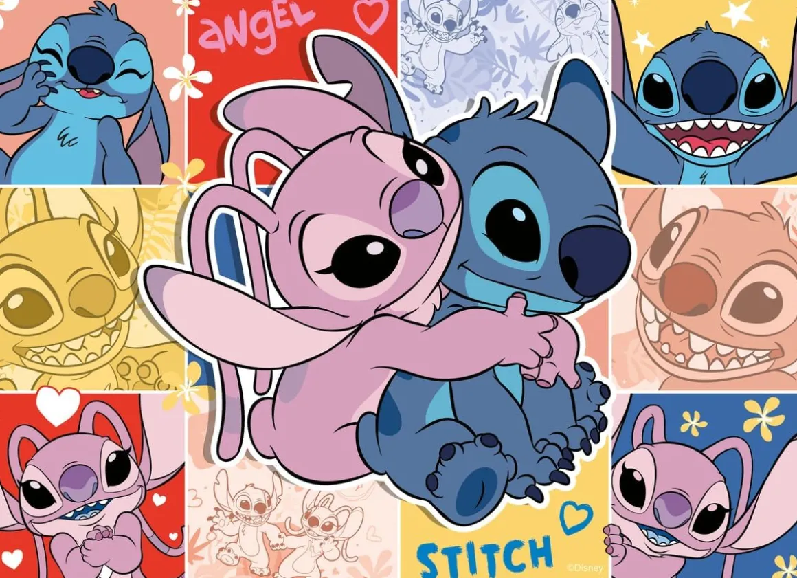 Ravensburger – Disney Stitch Bumper Puzzle Pack 4 x 100 Piece Puzzle Set