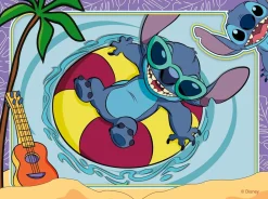 Ravensburger – Disney Stitch, Vacay Mode 4 in a Box Puzzle Set