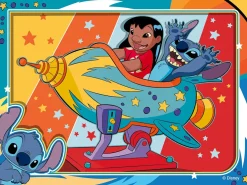 Ravensburger – Disney Stitch, Vacay Mode 4 in a Box Puzzle Set