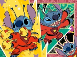 Ravensburger – Disney Stitch, Vacay Mode 4 in a Box Puzzle Set