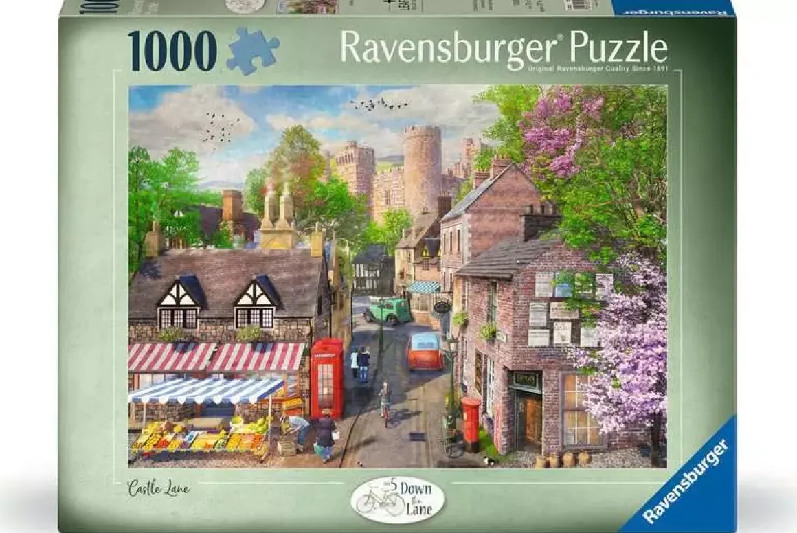 Ravensburger – Down the Lane No 5, Castle Lane 1000 Piece Puzzle