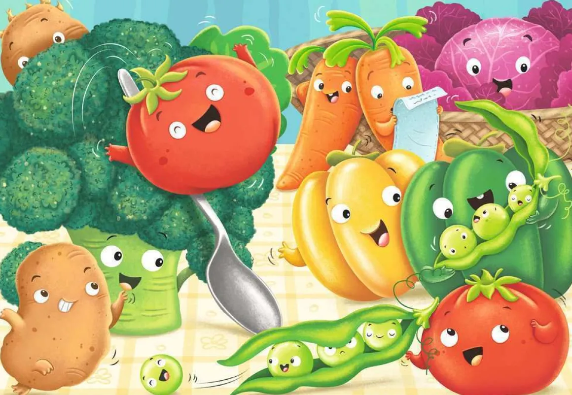 Ravensburger – Fruit and Veggie Fun 2 X 24 Piece Puzzle